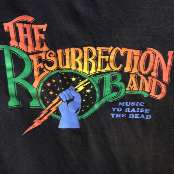 80’s Resurrection Band T shirt - Picture 2 of 6
